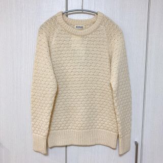 タグ付き未使用❗️BEAMS BOY / 3ゲージラーベン エルボーパッチニット