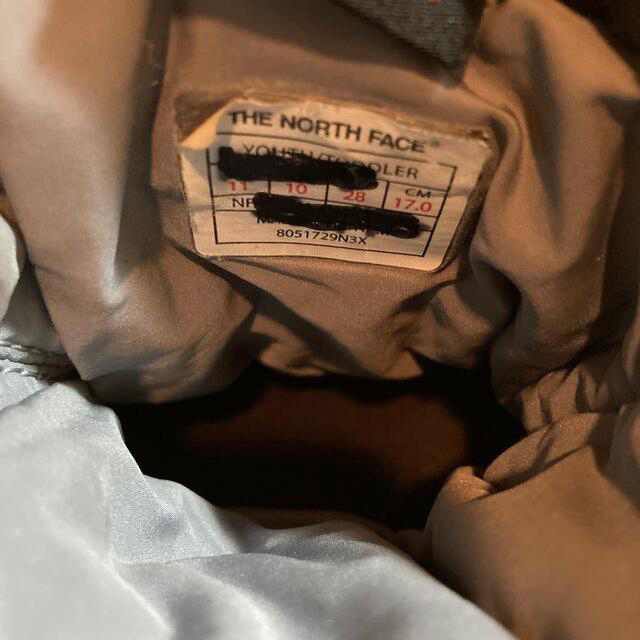 THE NORTH FACE(ザノースフェイス)のノースフェイス　スノーブーツ　17センチ　ブラック キッズ/ベビー/マタニティのキッズ靴/シューズ(15cm~)(ブーツ)の商品写真