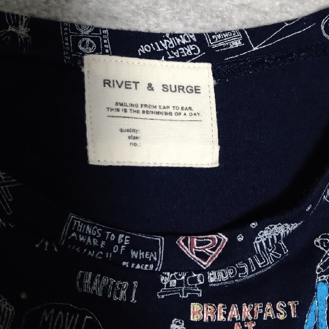 rivet & surge(リベットアンドサージ)のリベットアンドサージ　レディース　Tシャツ　フリー レディースのトップス(Tシャツ(半袖/袖なし))の商品写真