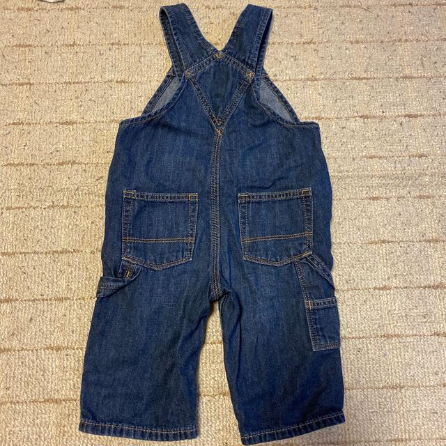 babyGAP(ベビーギャップ)のGAP デニムオーバーオール キッズ/ベビー/マタニティのベビー服(~85cm)(パンツ)の商品写真