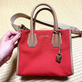 マイケルコース(Michael Kors)のマイケルコース　オレンジ　ショルダーバッグ　ハンドバッグ(ショルダーバッグ)