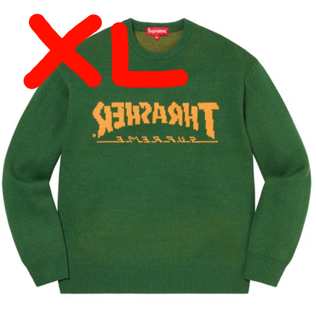 GreenSIZEXLサイズ Supreme®/Thrasher® Sweater