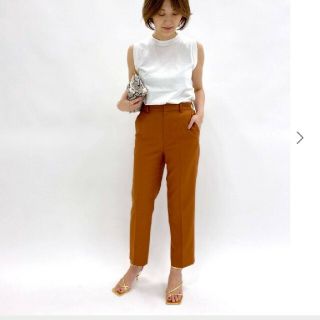 ドゥーズィエムクラス(DEUXIEME CLASSE)の【美品】DEUXIEMECLASSE コル ピエロ ハイウエストパンツ　36(クロップドパンツ)