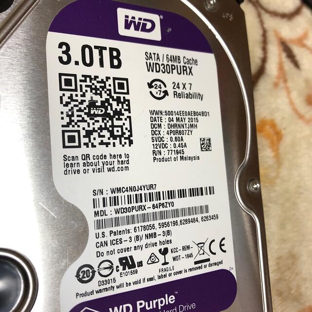 WD Purple WD30PURX 3TB HDD 1