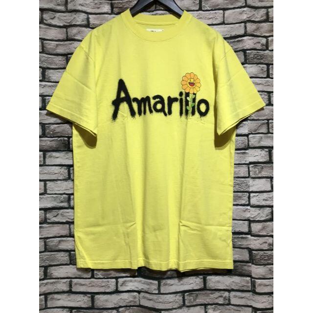 Jバルヴィン×村上隆★Amarillo スプレーフラワープリントTシャツ