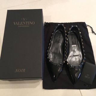 ヴァレンティノガラヴァーニ(valentino garavani)の♡M.N♡ 様 専用 ⭐️ヴァレンティノ ロックスタッズ ノワールバレリーナ (ハイヒール/パンプス)