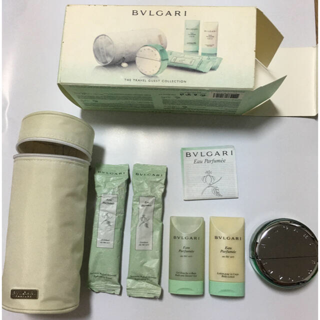 BVLGARI(ブルガリ)の年末価格対応:ブルガリ　トラベルポーチ&ケアセット コスメ/美容のスキンケア/基礎化粧品(化粧水/ローション)の商品写真