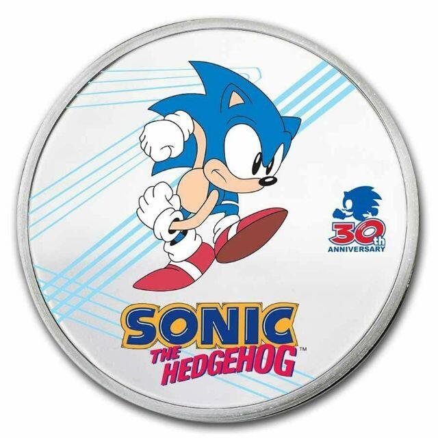 貨幣2021 1 オンス銀貨　Niue Sonic the Hedgehog