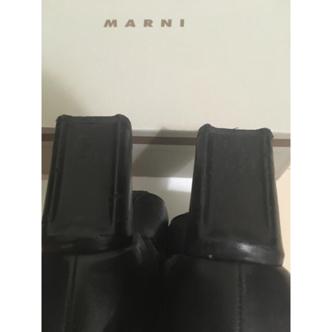 Marni(マルニ)の定価6万円以上 MARNI レザーアンクルブーツ 36 レディースの靴/シューズ(ブーツ)の商品写真