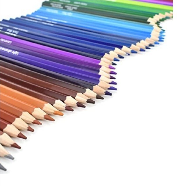 色鉛筆 72色 油性色鉛筆 収納ケース付き 画材セット 鉛筆削り 消しゴム付の通販 by きよさき6421's shop｜ラクマ