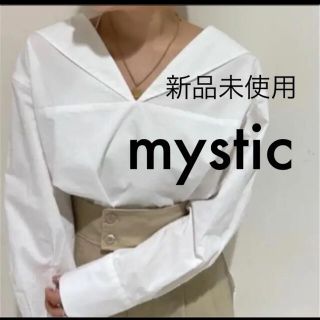 ミスティック(mystic)の新品 mystic ミスティック セーラーシャツ ブラウス シャツ(シャツ/ブラウス(長袖/七分))