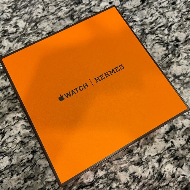 #125 Apple Watch エルメス オレンジ メンズ HERMES 美品