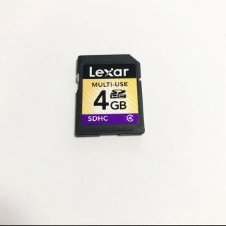 レキサー(Lexar)のLexar SDカード4GBメモリーカード(携帯用ゲーム機本体)