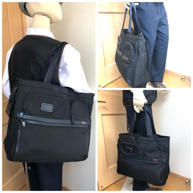 【良品】TUMI ALPHA3 エクスパンダブル・トート 2603139D3 9