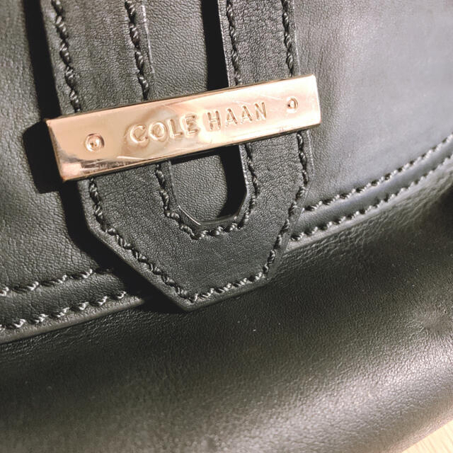 Cole Haan(コールハーン)のCOLE HAAN バッグ 2way ダークグリーン コールハーン レザー 革 レディースのバッグ(ショルダーバッグ)の商品写真