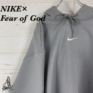 《19SS》NIKE×Fear Of God パーカー　XL☆ダストグレー　灰色(パーカー)
