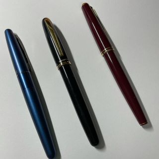 モンブラン(MONTBLANC)のモンブラン・パイロット・プラチナ万年筆　3本セット(ペン/マーカー)