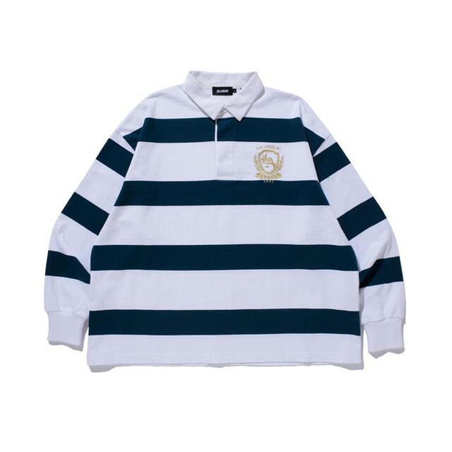 XLARGE(エクストララージ)の【新品未使用品】XLARGE RUGBY STRIPE SHIRT メンズのトップス(ポロシャツ)の商品写真