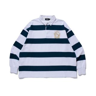 エクストララージ(XLARGE)の【新品未使用品】XLARGE RUGBY STRIPE SHIRT(ポロシャツ)