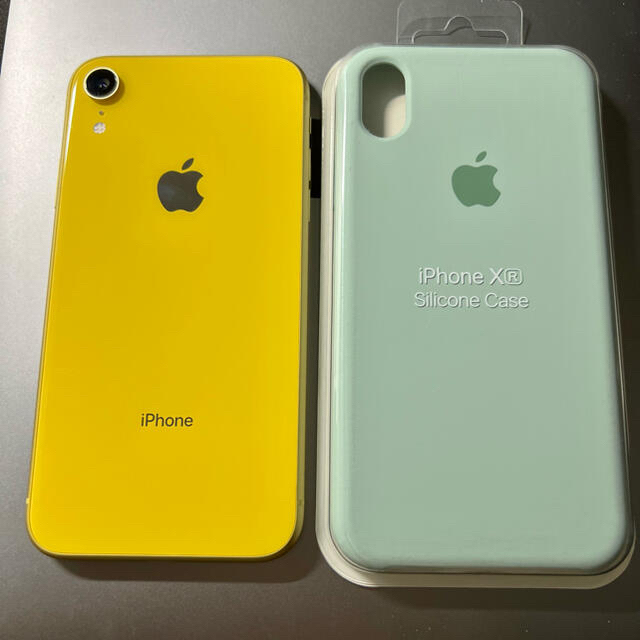 iPhone(アイフォーン)のiPhone XR イエロー 64gb SIMフリー バッテリー94% スマホ/家電/カメラのスマートフォン/携帯電話(スマートフォン本体)の商品写真