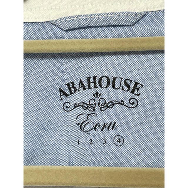 ABAHOUSE(アバハウス)のアバハウス ABAHOUSE 長袖白シャツ メンズのトップス(シャツ)の商品写真