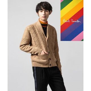 匿名発送　美品　Paul Smith ショールカラーデザインカーディガン　M