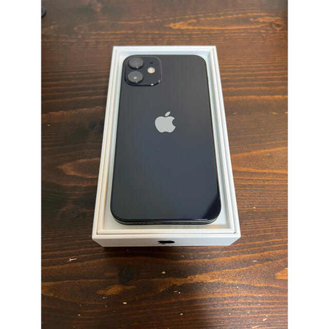 Apple(アップル)のiPhone12mini 64GB ブラック スマホ/家電/カメラのスマートフォン/携帯電話(スマートフォン本体)の商品写真