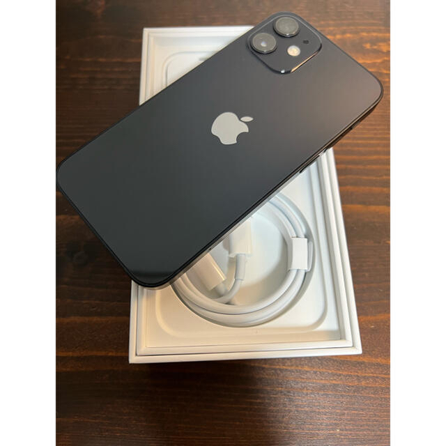 Apple(アップル)のiPhone12mini 64GB ブラック スマホ/家電/カメラのスマートフォン/携帯電話(スマートフォン本体)の商品写真