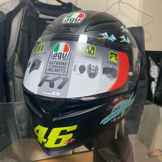 agv k1 ロッシグラフィックヘルメット(ヘルメット/シールド)