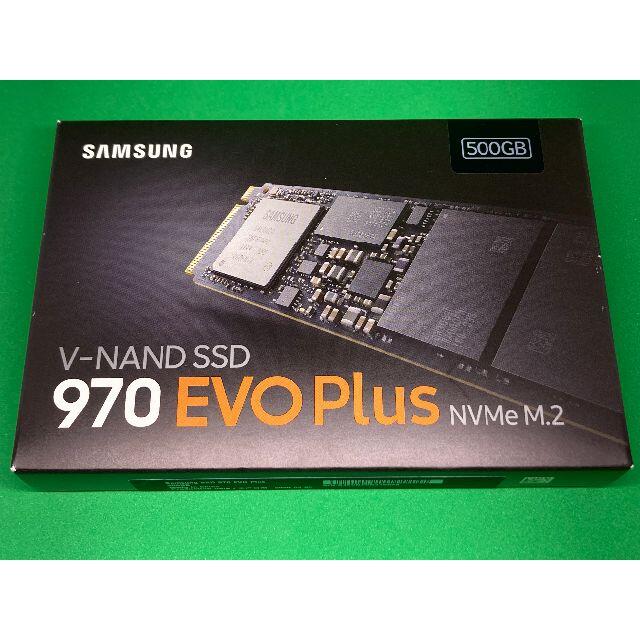 SAMSUNG M.2 NVMe SSD EVO PLUS 970 500GB470回使用時間