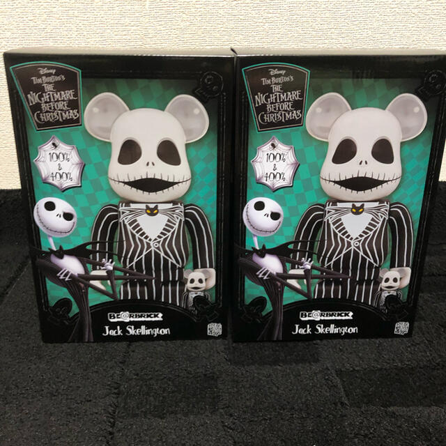 BE＠RBRICK Jack Skellington 100％ & 400％