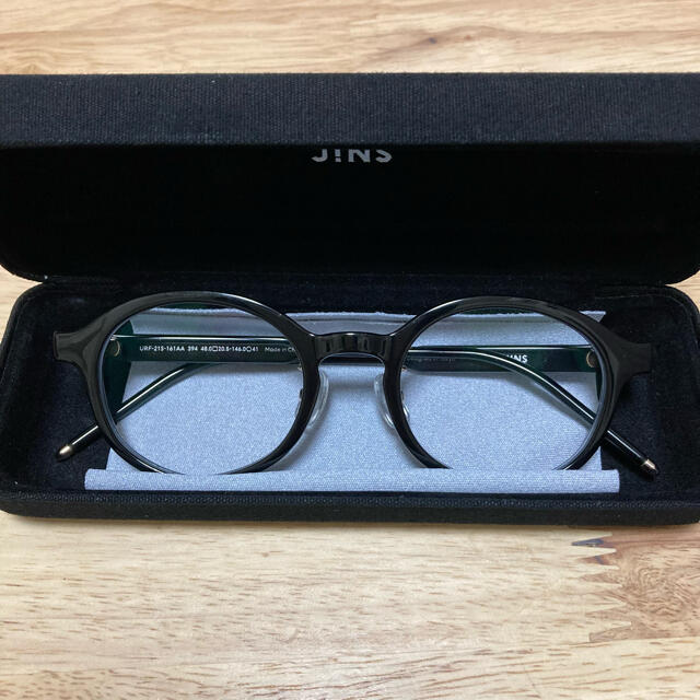 JINS(ジンズ)のJINS 黒縁眼鏡 レディースのファッション小物(サングラス/メガネ)の商品写真