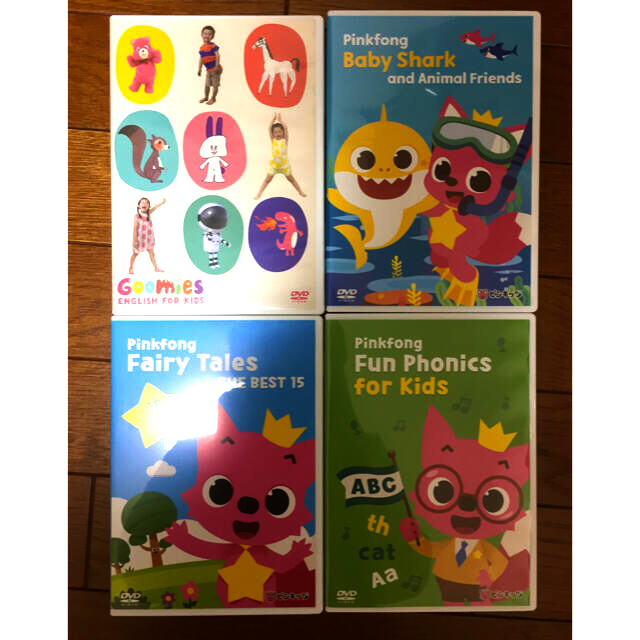 英語DVD グーミーズ goomies ピンキッツPinkfong 4本セット