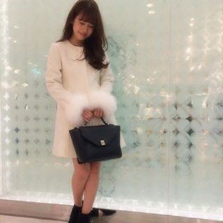 ダズリン(dazzlin)の【A♡様 16日までお取り置き】dazzlin♡ノーカラービジューコート(ロングコート)