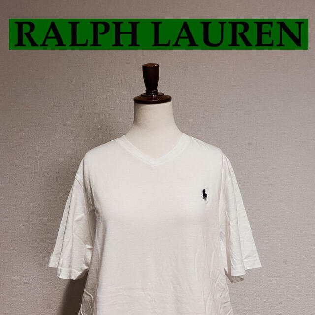 POLO RALPH LAUREN(ポロラルフローレン)のラルフローレン　白Tシャツ　XL メンズのトップス(Tシャツ/カットソー(半袖/袖なし))の商品写真