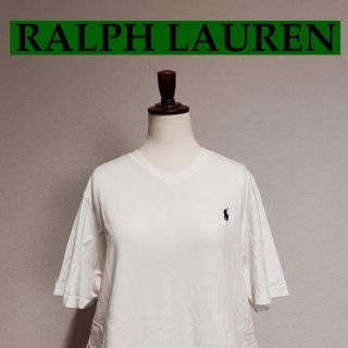 ポロラルフローレン(POLO RALPH LAUREN)のラルフローレン　白Tシャツ　XL(Tシャツ/カットソー(半袖/袖なし))