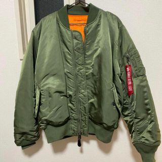 アルファインダストリーズ(ALPHA INDUSTRIES)のALPHA MA-1 カーキ(フライトジャケット)