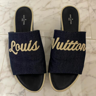 ルイヴィトン(LOUIS VUITTON)のmiina様専用ルイヴィトン 靴サンダル 38.5(約25cm)  ブルー系(サンダル)
