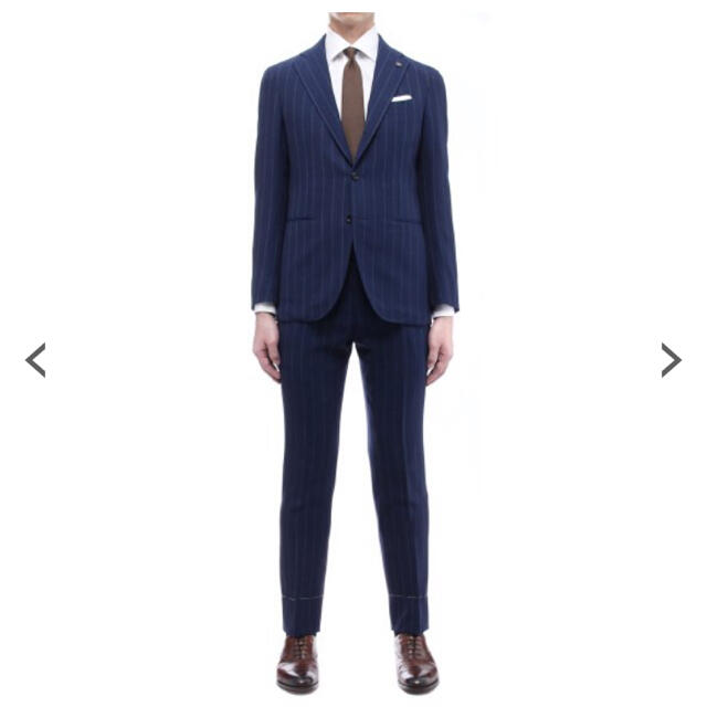 ラルディーニ　新品サルトリア　チョークストライプスーツ メンズのスーツ(セットアップ)の商品写真