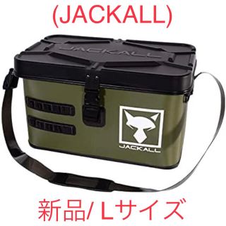 ジャッカル(JACKALL)の【新品/L】ジャッカル タックルコンテナ ボート&カーモデル アーミーグリーン(その他)