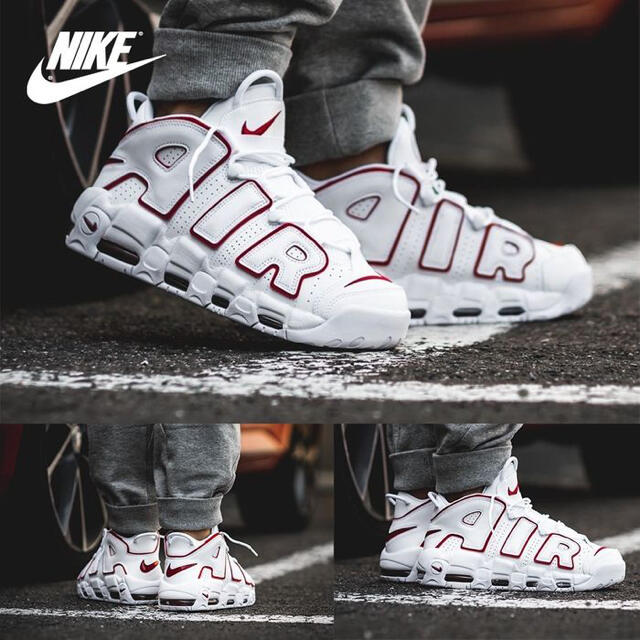 NIKE AIR MORE UPTEMPO 27cm 白 モアテン