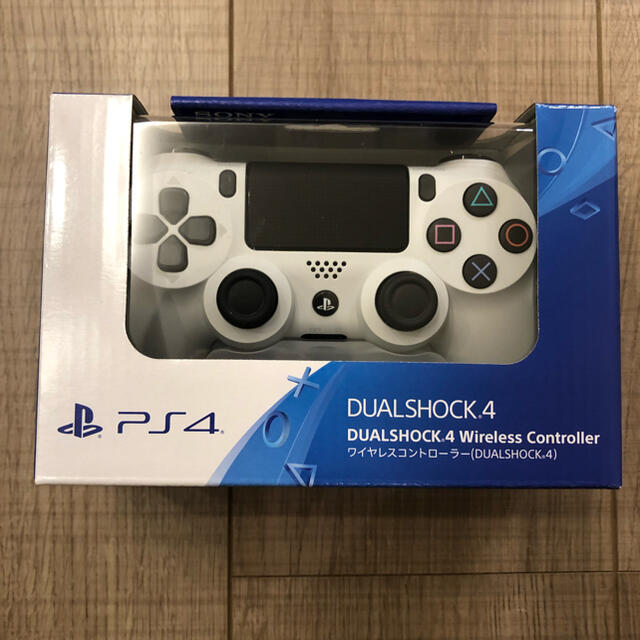 【新品・未使用】PS4 ワイヤレスコントローラーDUALSHOCK4 ホワイトワイヤレス