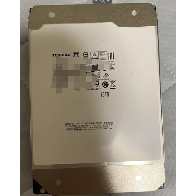 TOSHIBA 16TB HDD NAS向け