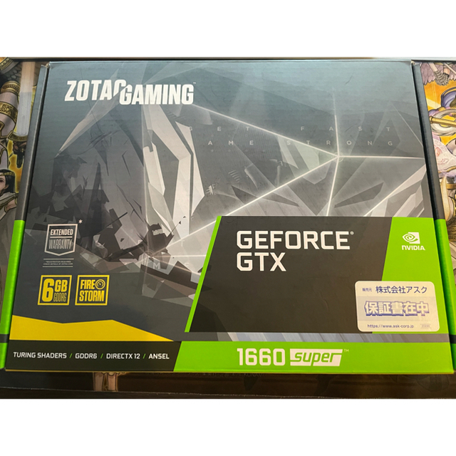 ZOTAC GAMING  GeForce GTX 1660super 良品PC/タブレット