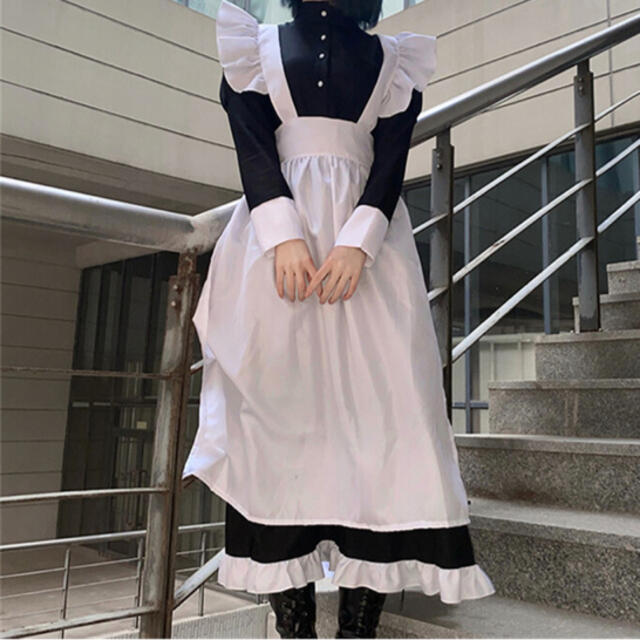 新品　かわいい英国風メイド服 cosplay ・ロリータ服