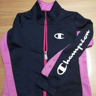 チャンピオン(Champion)のチャンピオン ジャージ 紺✕ピンク 130cm(その他)