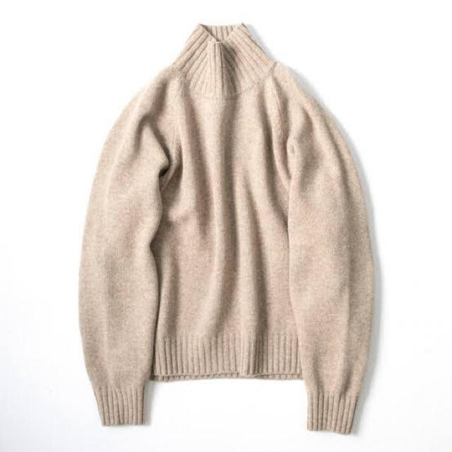 stein EX FINE LAMBS LOOSE HIGH NECK KNIT