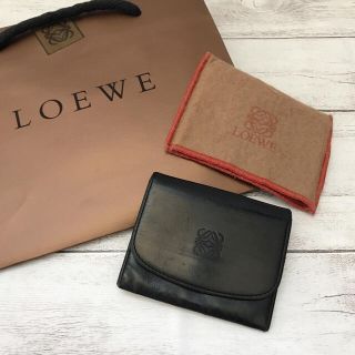 ロエベ(LOEWE)の【本革】LOEWE ロエベ メンズ レディース コンパクトウォレット 折り財布(折り財布)