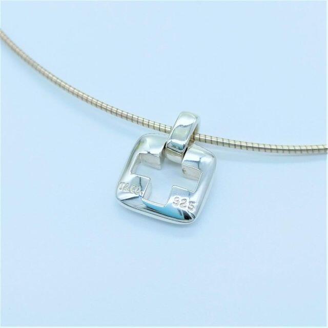 Tiffany & Co.(ティファニー)の【希少】ティファニー オープンクロス スクエア チョーカー SV925 レディースのアクセサリー(ネックレス)の商品写真