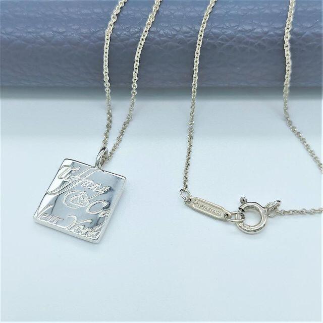 Tiffany & Co.(ティファニー)のTIFFANY&Co. ティファニー ノーツ スクエア ネックレス SV925 レディースのアクセサリー(ネックレス)の商品写真